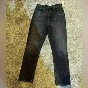 Hudson Jeans Harlow new cigarette ankle black size 27 ultra high rise
